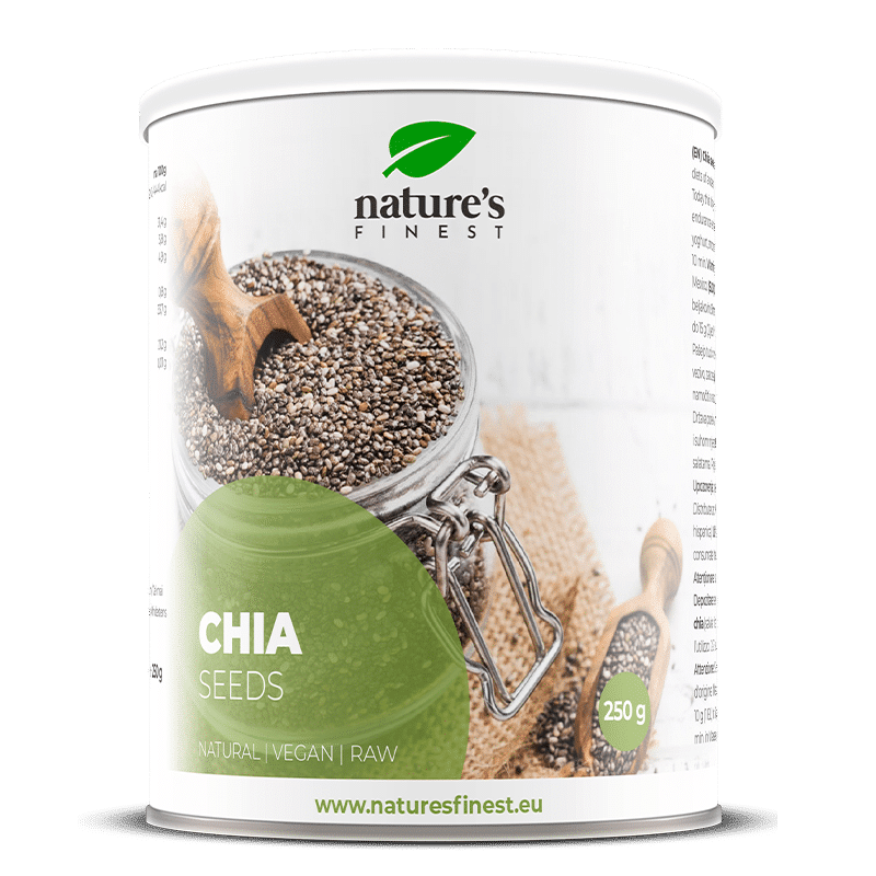 Chia semena (seme oljne kadulje, Salvia hispanica) 250g
