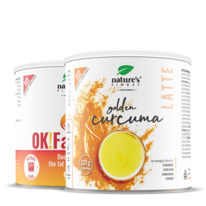 Golden Curcuma latte + OK!FatBurn paket